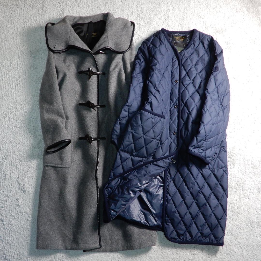 ナノユニバース 西川ダウン キルティングライナー ダッフルコート 36