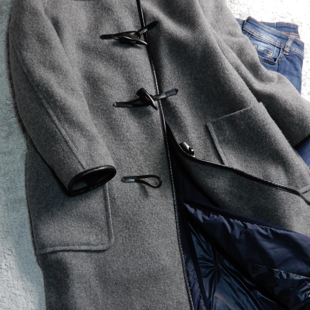 ナノユニバース 西川ダウン キルティングライナー ダッフルコート 36