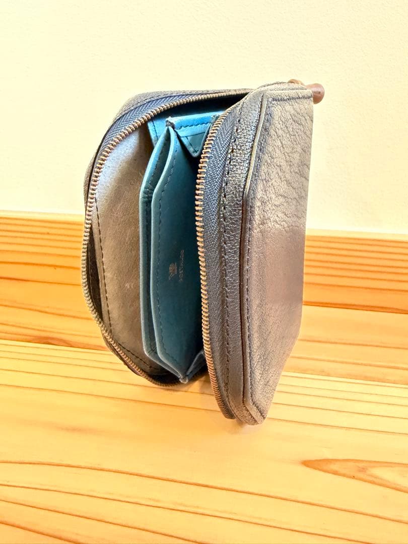 POSTALCO（ポスタルコ）ネイビー レザーウォレット コンパクト
