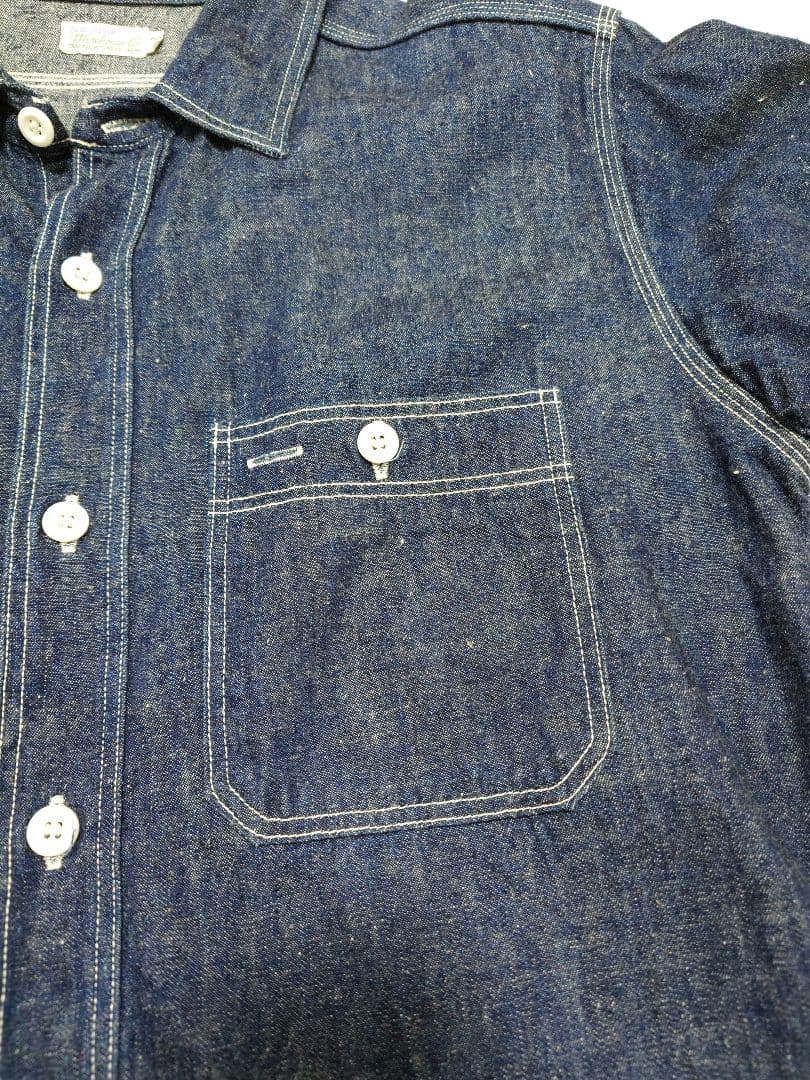 極美品　ウエアハウス ダックディガーデニムシャツ