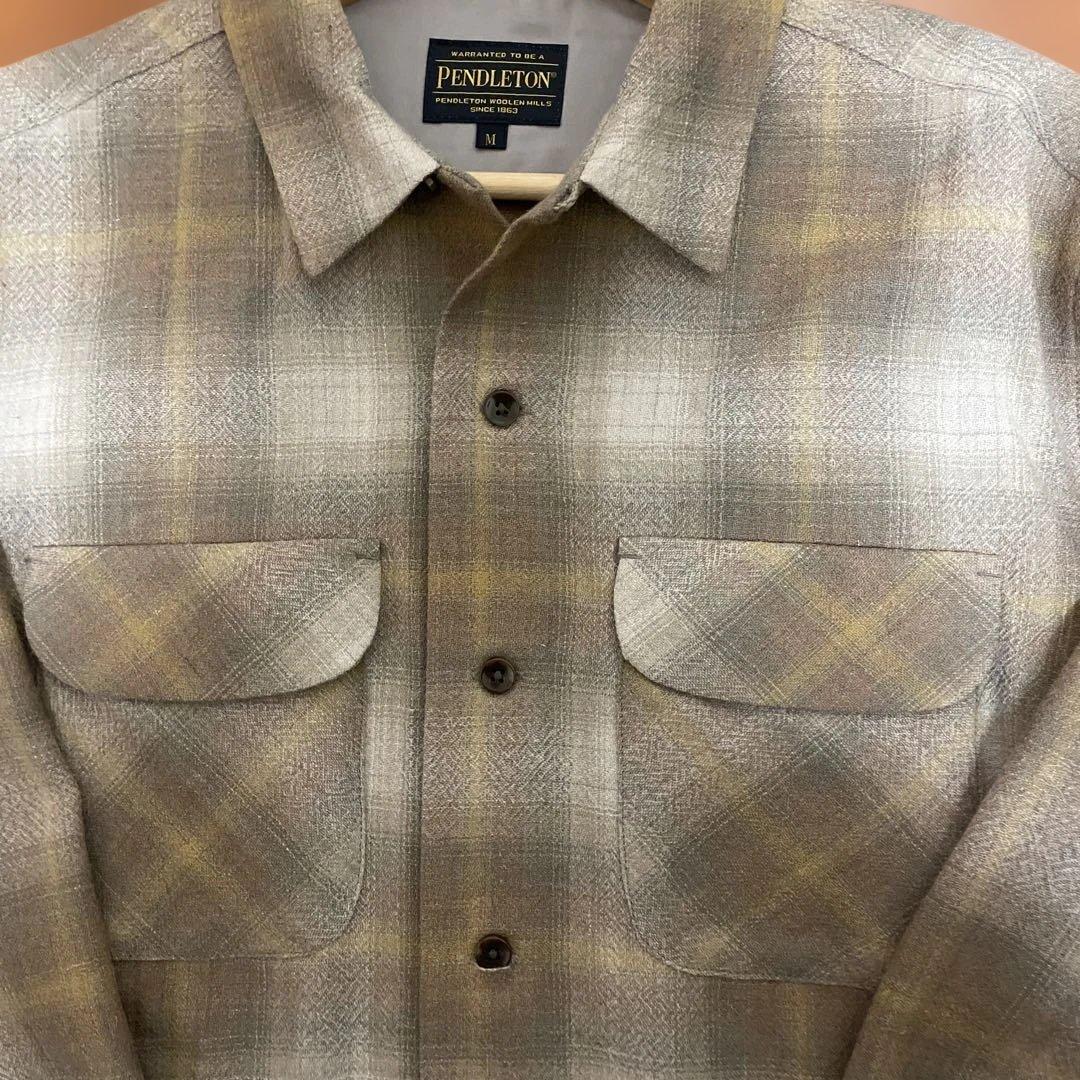 Pendleton ペンドルトンウールボードシャツ長袖シャツ Mサイズ