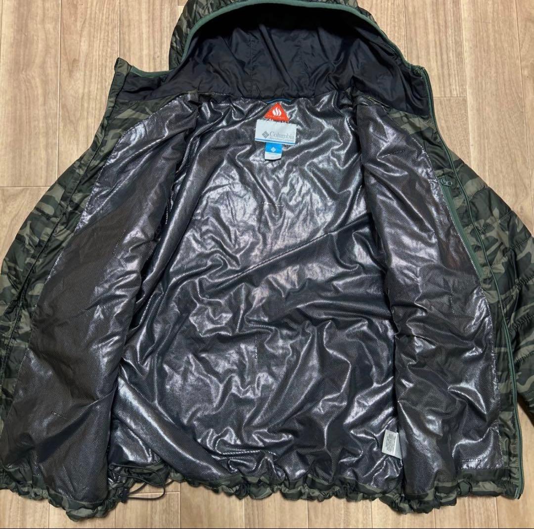old Columbia カモフラ　迷彩　ダウンジャケット　古着 90s