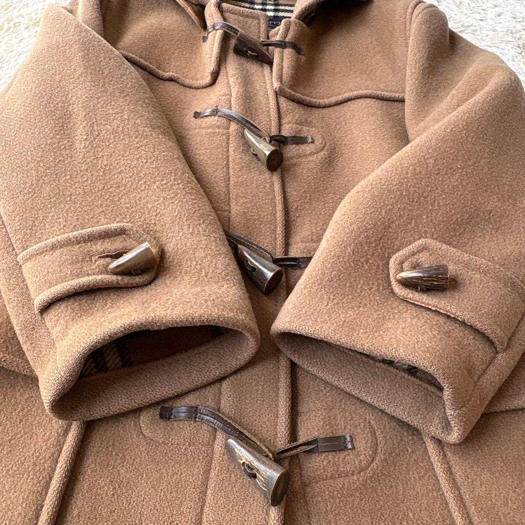 希少　BURBERRYバーバリー　ダッフルコート ノバチェック 英国製　ベージュ