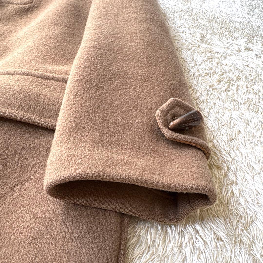 希少　BURBERRYバーバリー　ダッフルコート ノバチェック 英国製　ベージュ