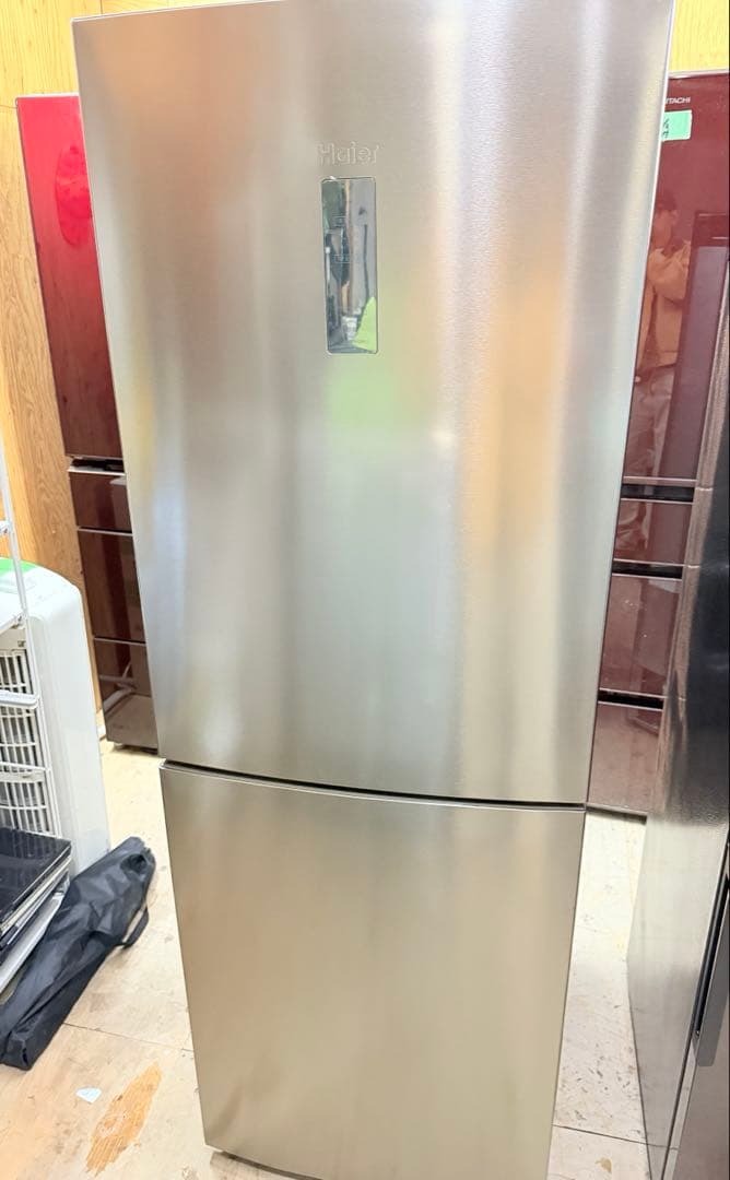 ステンレススチール 冷蔵庫 ボトムフリーザー