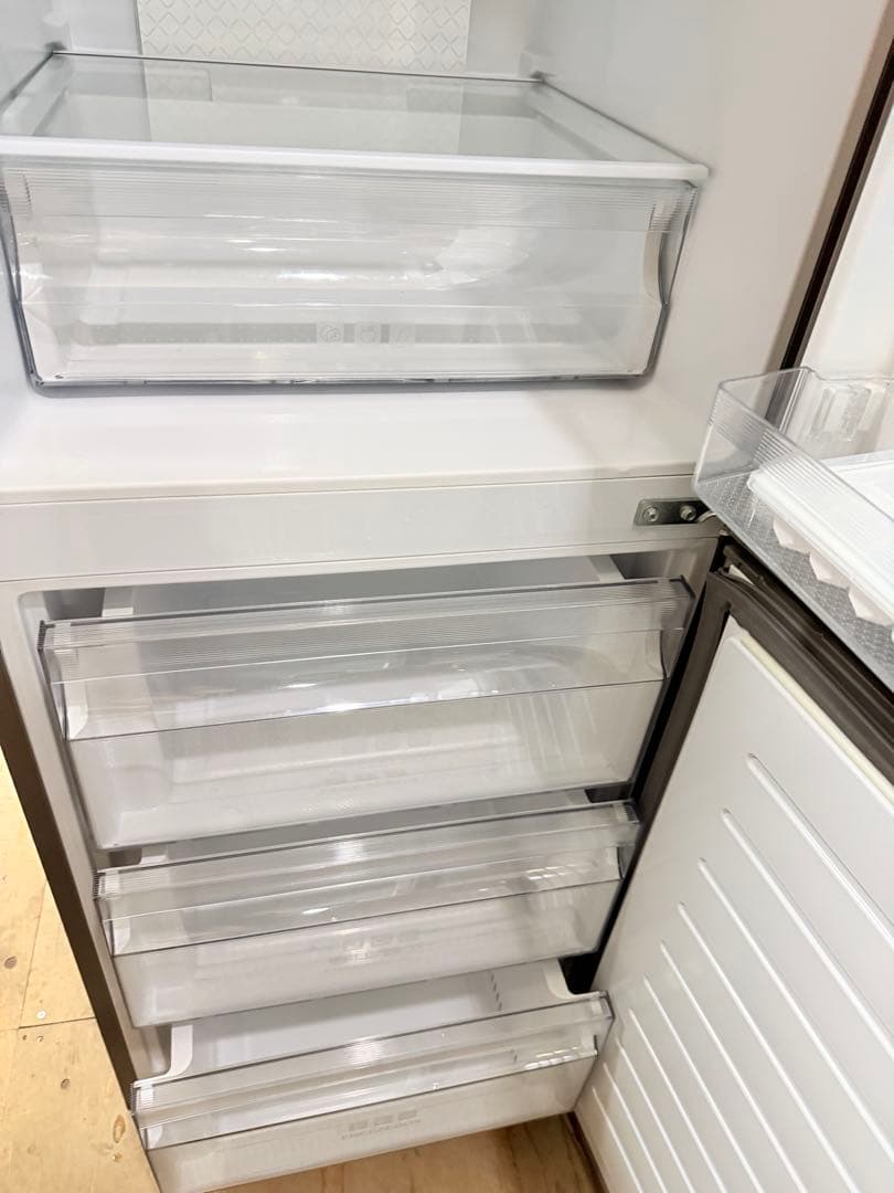 ステンレススチール 冷蔵庫 ボトムフリーザー