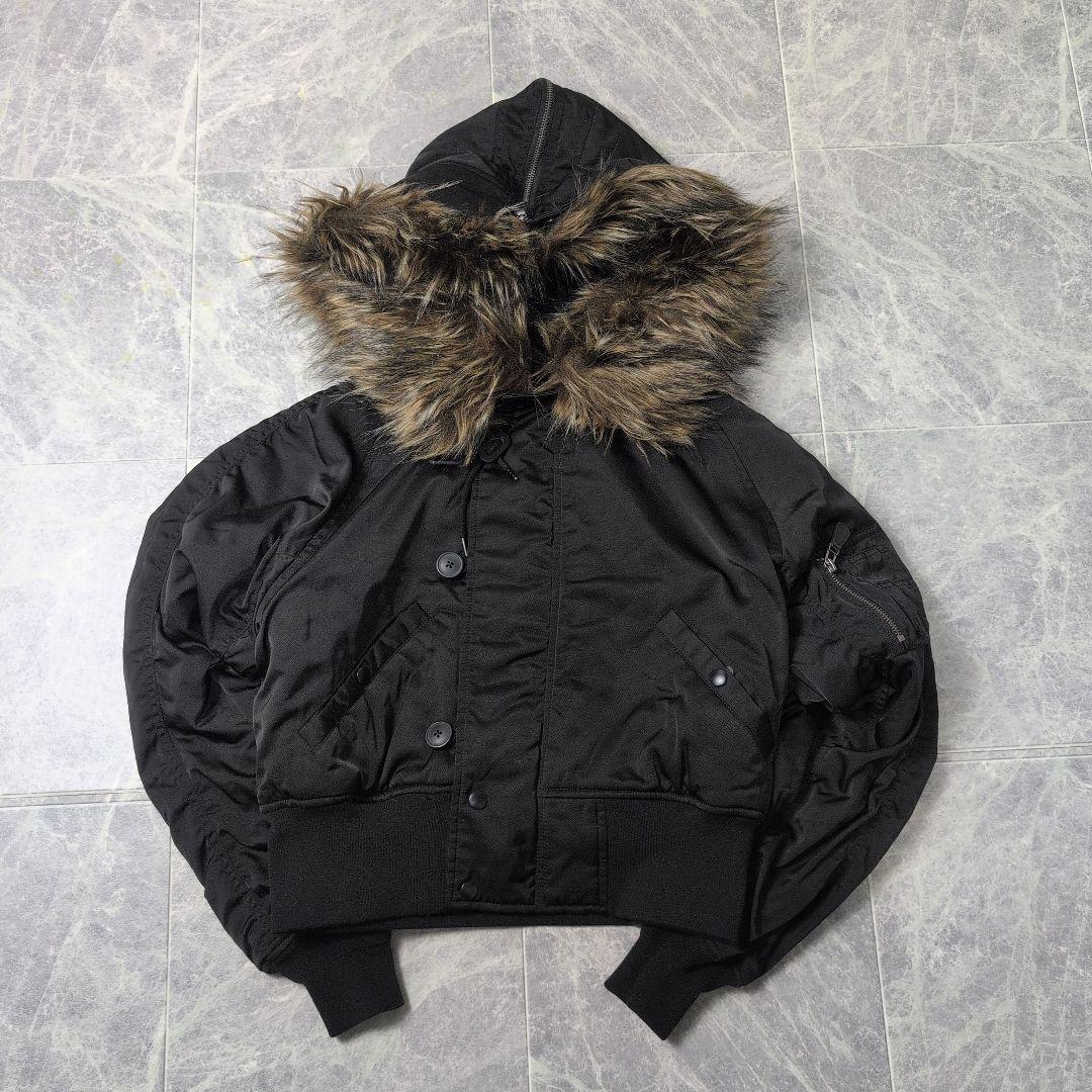 美品 マウジー N-2B ミリタリージャケット MA-1短丈 Y2K 平成 M