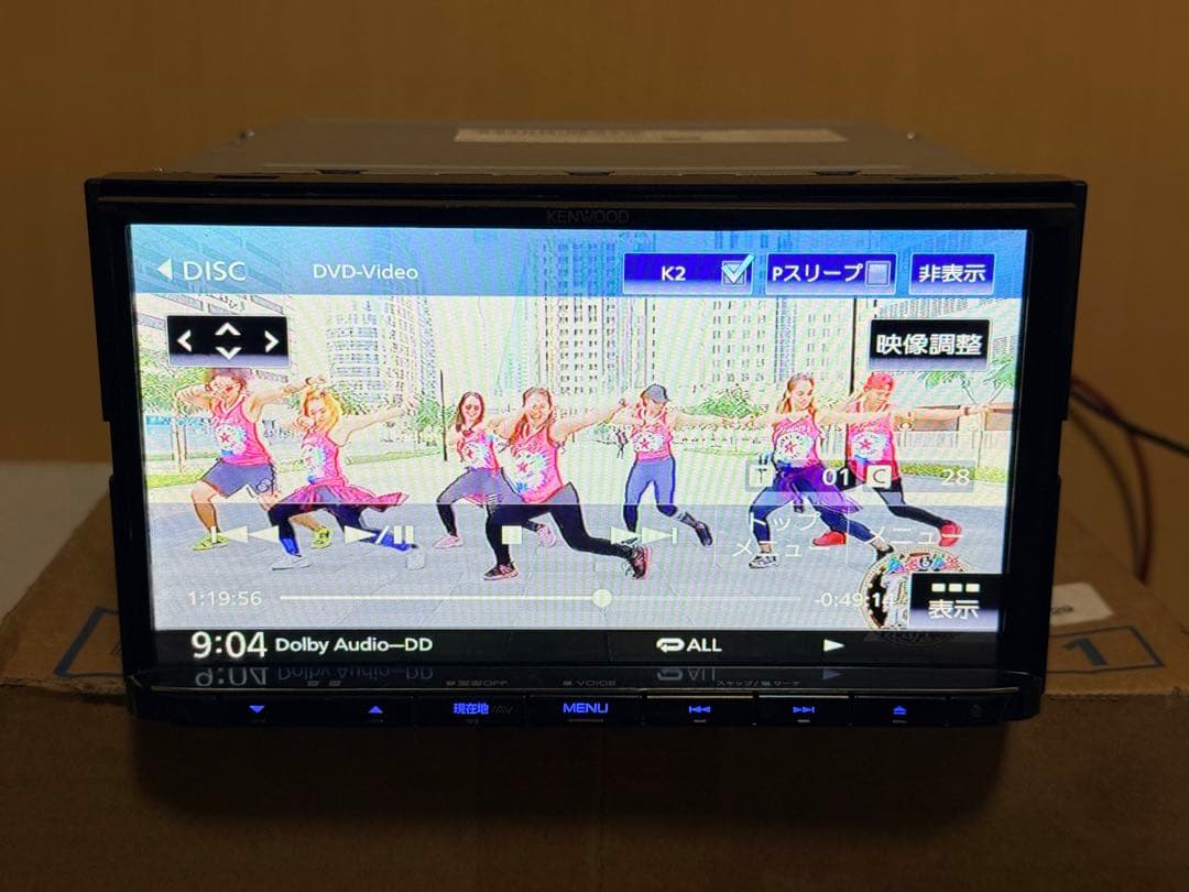 KENWOOD カーナビ MDV-S709 map data2021