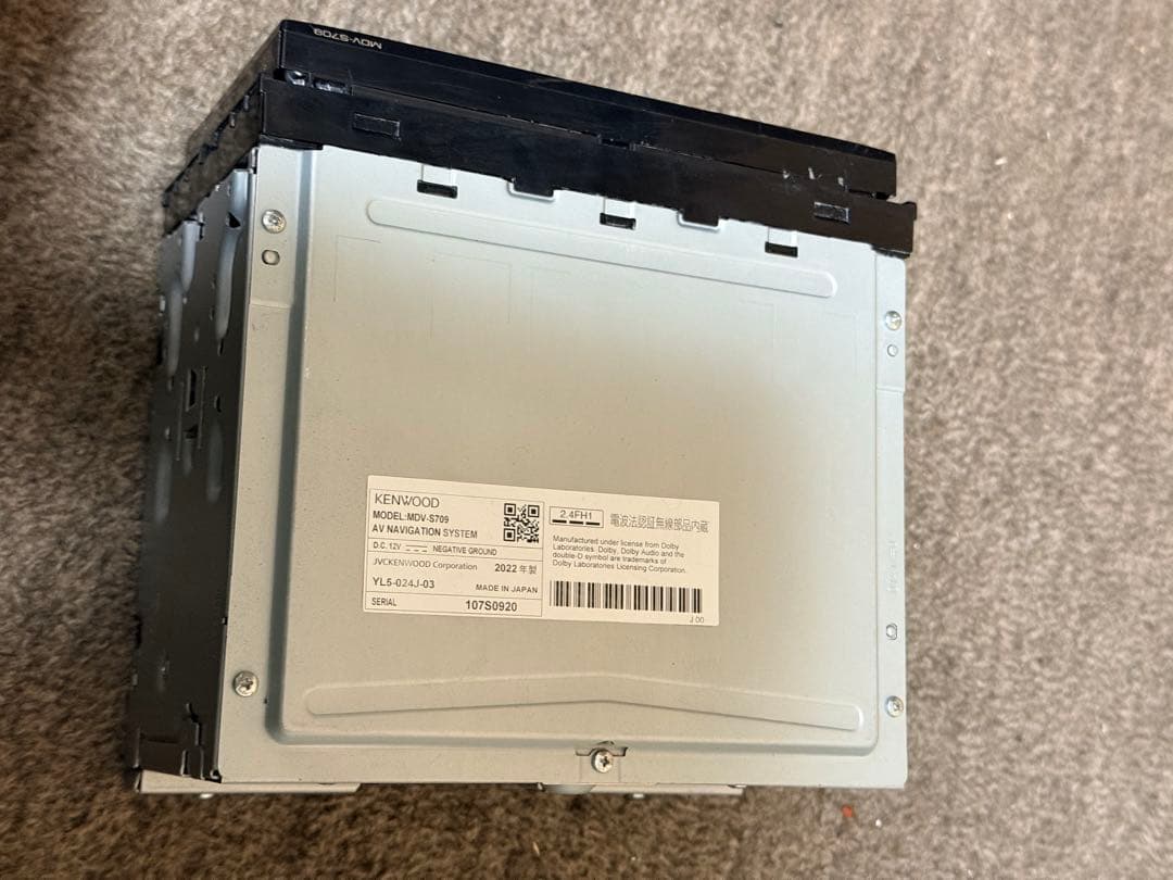 KENWOOD カーナビ MDV-S709 map data2021