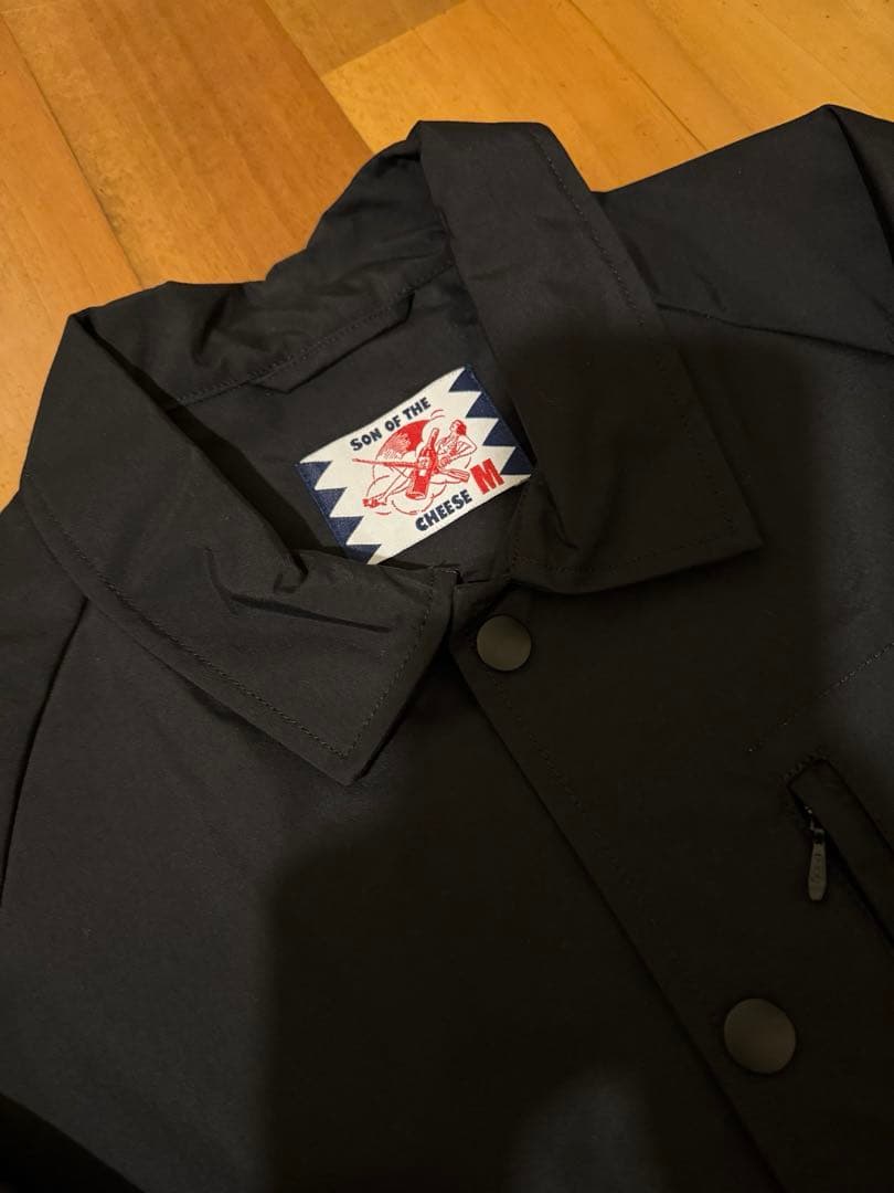 サノバチーズ コーチジャケット ナイロンジャケット ブラック M 新品