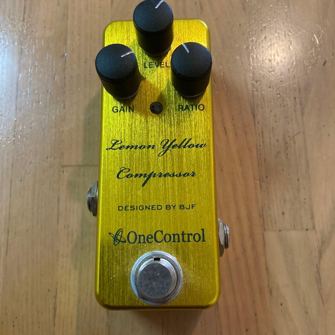 ギター OneControl Lemon Yellow Compressor