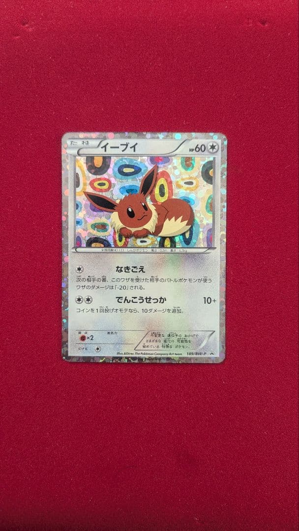 イーブイ 189/BW-P 1枚 イーブイコレクション プロモカード