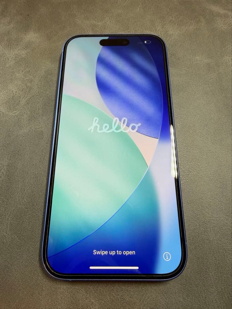 iPhone16 ウルトラマリン 128GB SIMフリー 美品 フィルム付