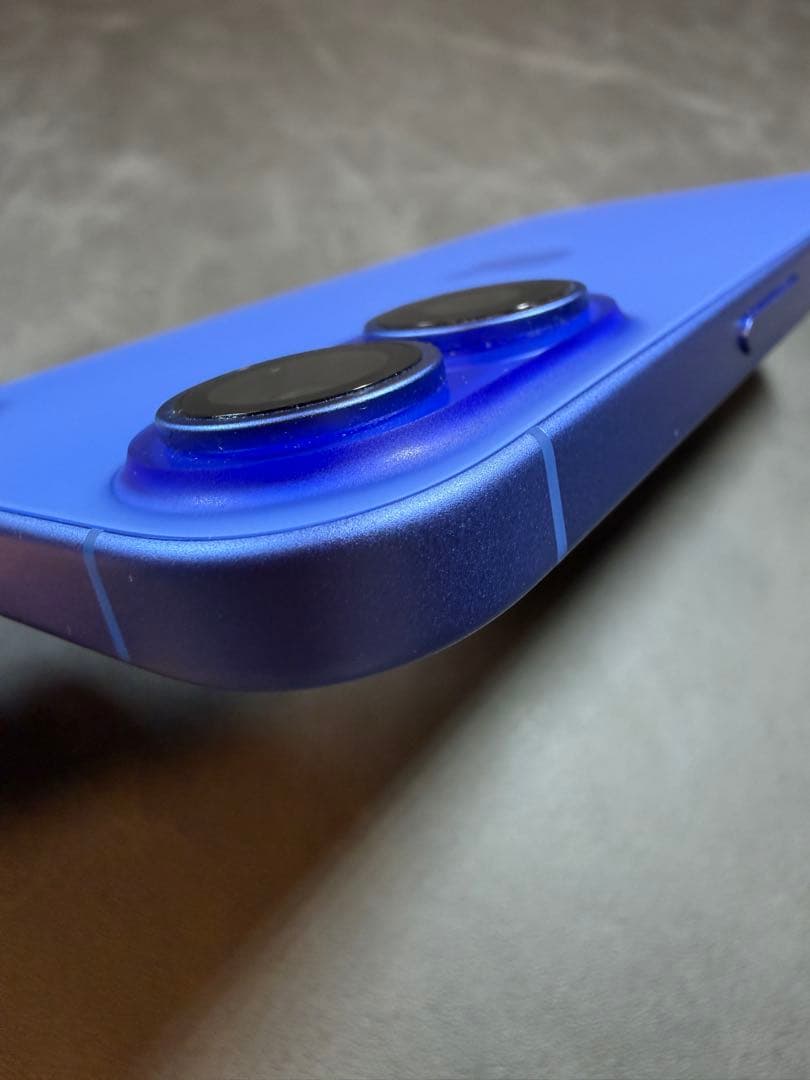 iPhone16 ウルトラマリン 128GB SIMフリー 美品 フィルム付