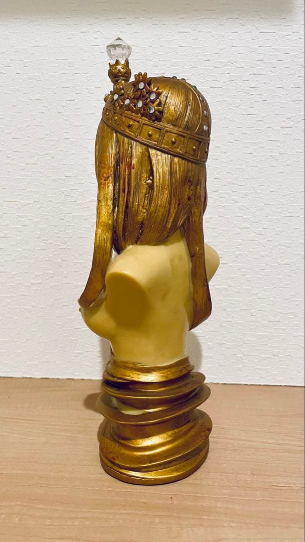 アールヌーボー調女性彫像　アルフォンス・ミュシャ作 「ラ・ナチュール」風