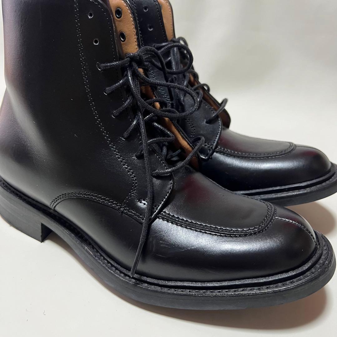 希少 未使用級 ジョセフチーニー Uチップ レースアップブーツ 3 本革 レザー