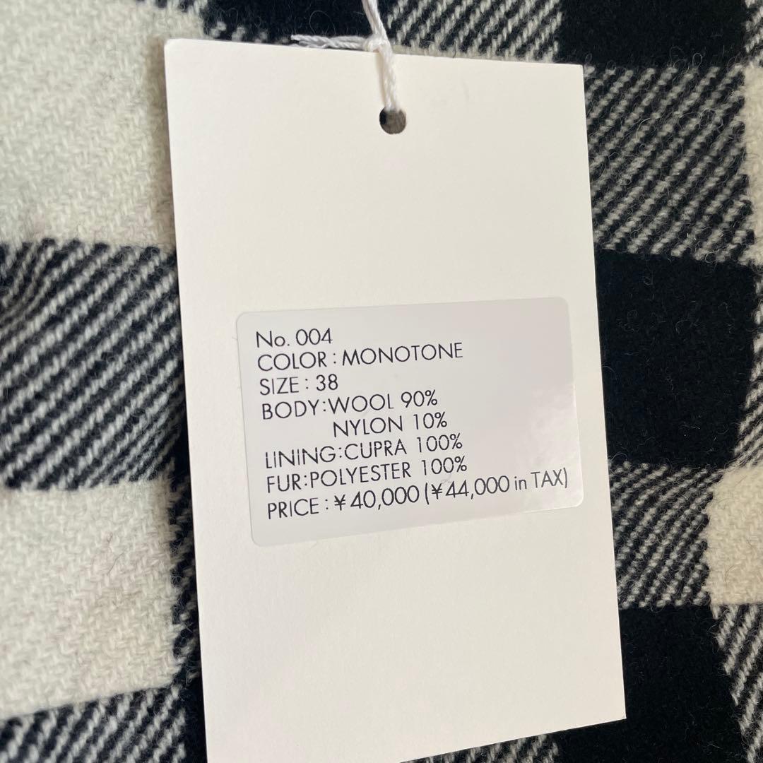 新品未使用NAOKO TAKAI チェック柄ノースリーブワンピース 38