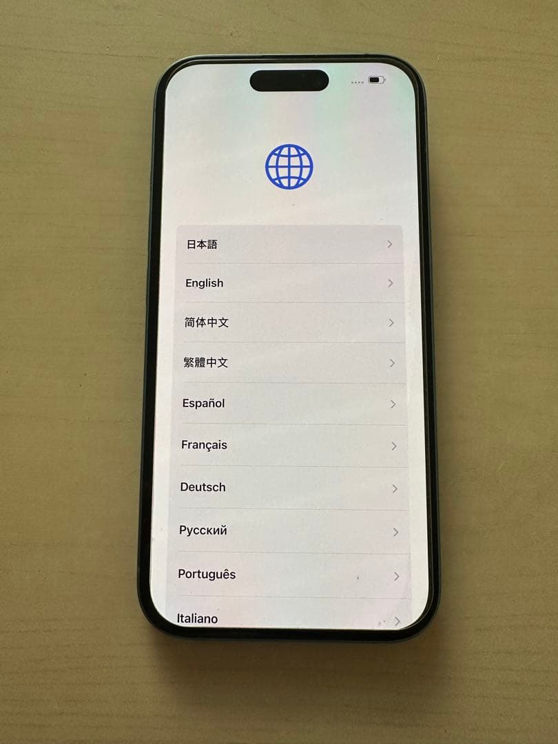 iPhone16 256GBティール