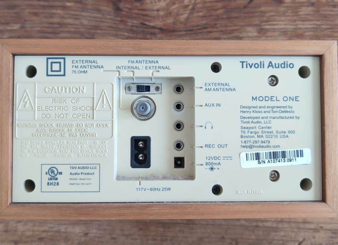 Tivoli Audio MODEL ONE （海外仕様）