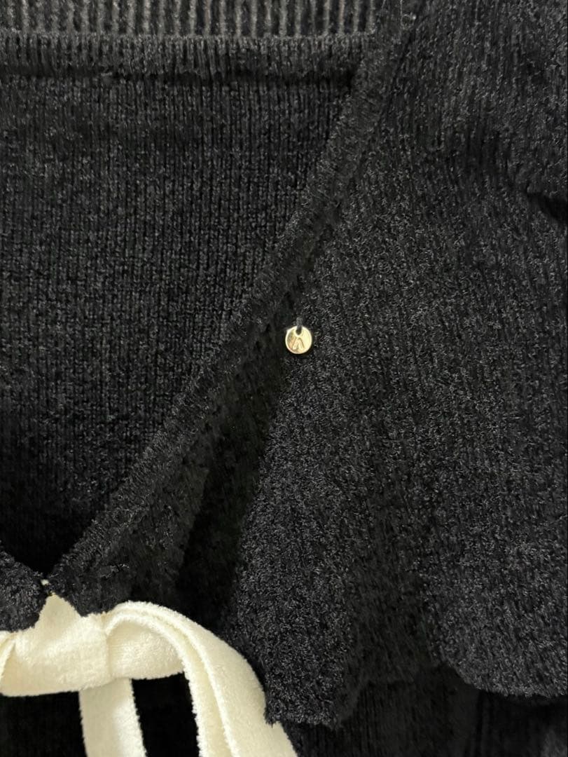 トップス andmary Emma knit flare cardigan set