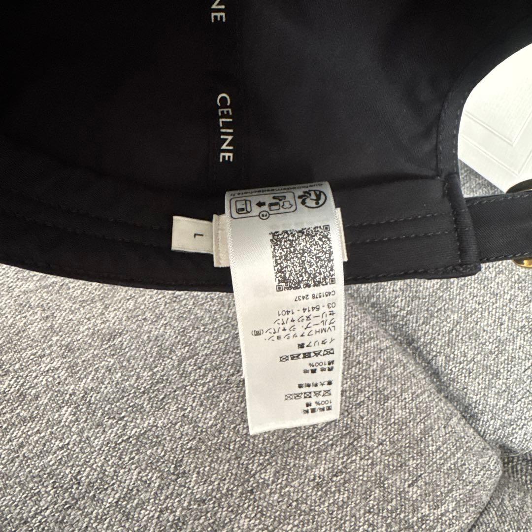 CELINE ブラック キャップ