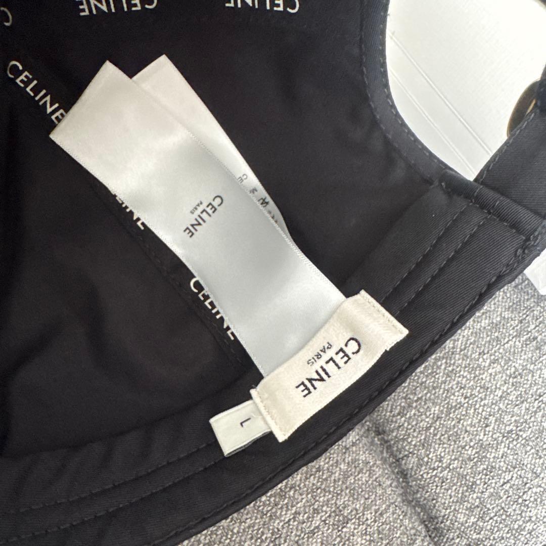 CELINE ブラック キャップ