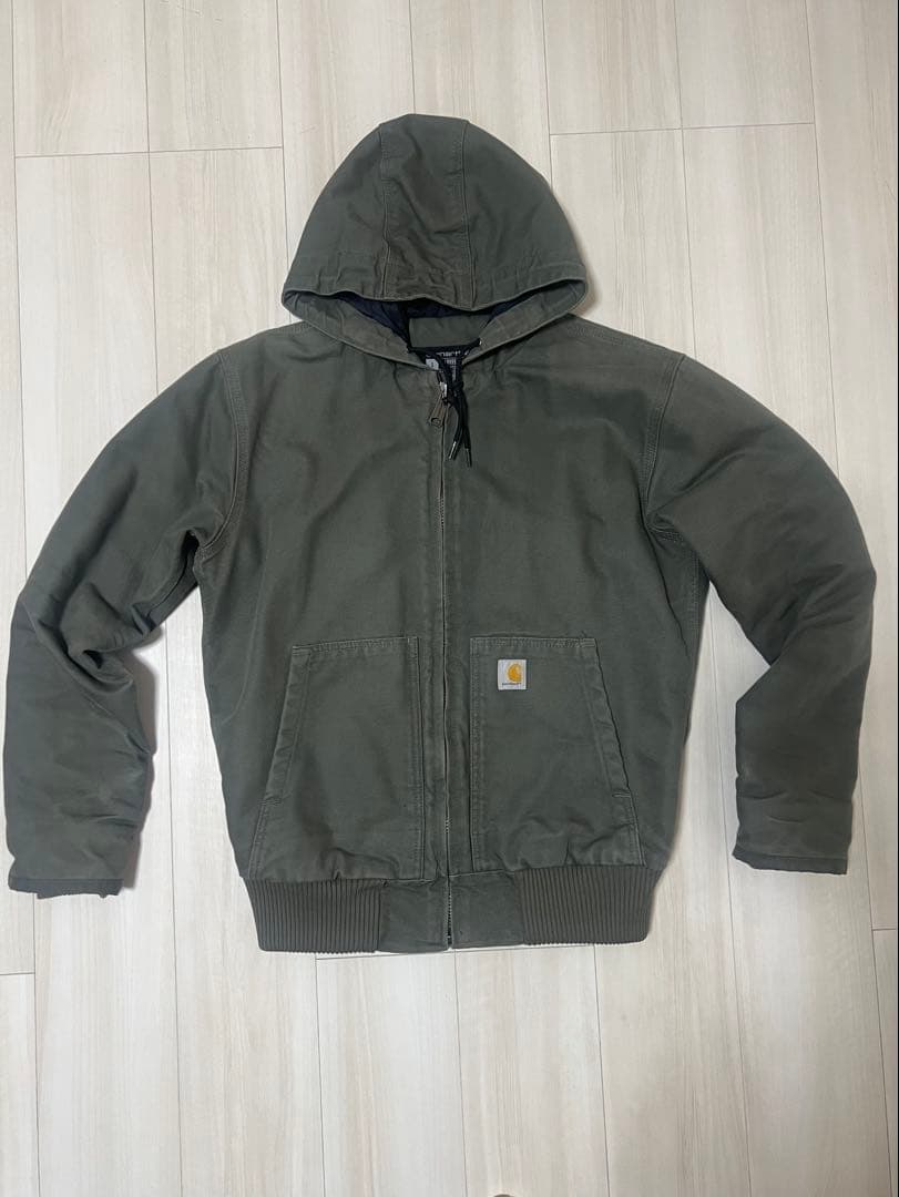 Carhartt キルティングライナー アクティブジャケット モスグリーン