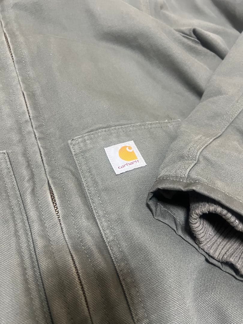 Carhartt キルティングライナー アクティブジャケット モスグリーン