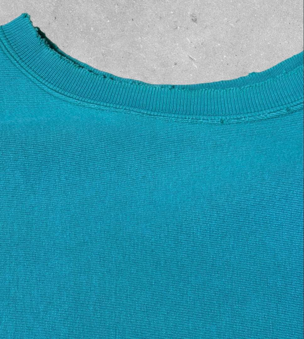 80s トリコタグ チャンピオン リバースウィーブ USA製 エメラルドグリーン