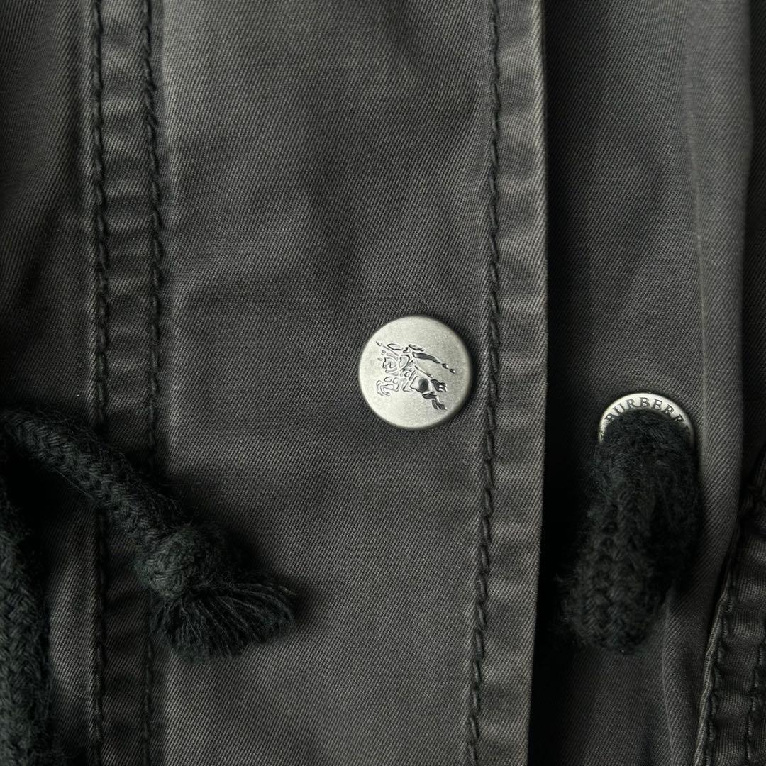 希少✨バーバリーブルーレーベル ミリタリー モッズコート ライナー ホースロゴ