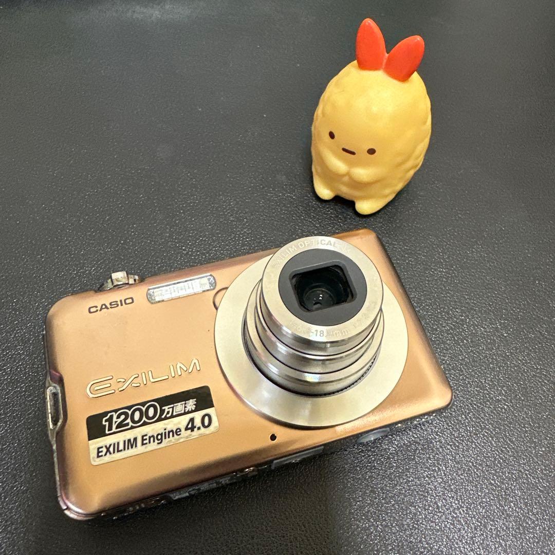 CASIO EXILIM EX-S12 ゴールド　動作確認済　中古良品