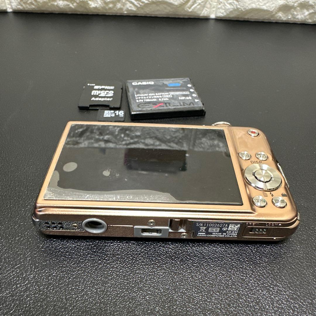 CASIO EXILIM EX-S12 ゴールド　動作確認済　中古良品