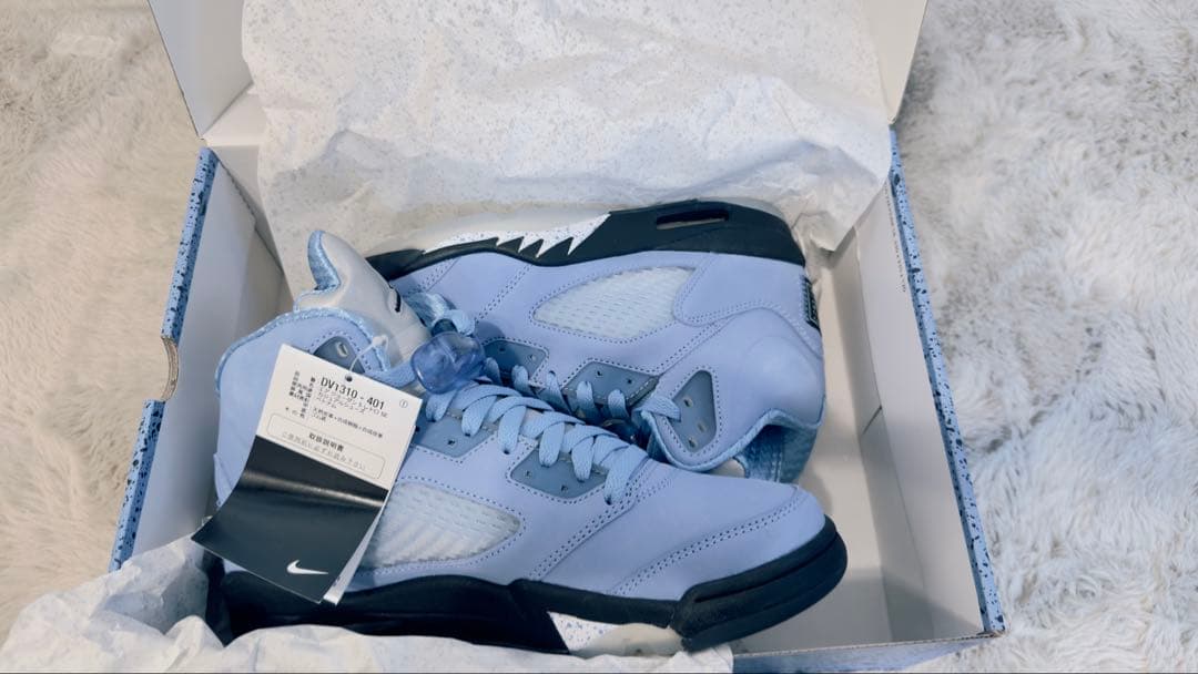 値下 JORDAN5 RETRO ジョーダン5 レトロ ユニバーシティブルー