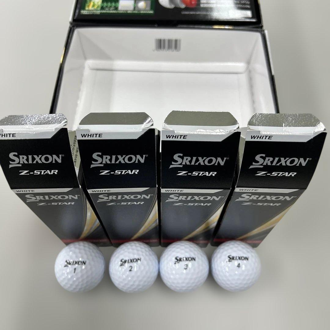 SRIXON Z-STAR ホワイト 4ダースまとめ売り【新品未使用ボール】