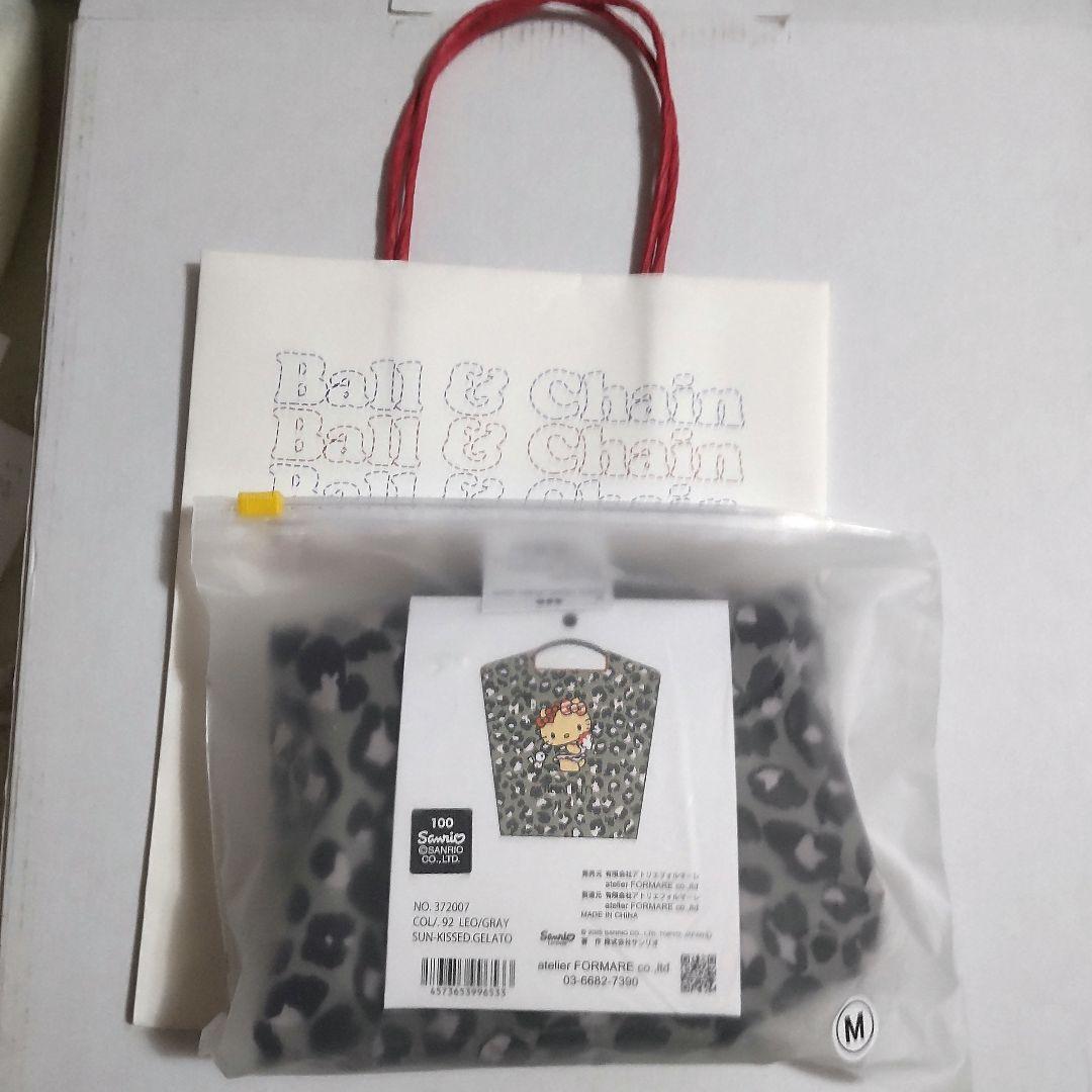Ball&Chain♥️ ボールアンドチェーン日焼けキティレオパードエコバッグM