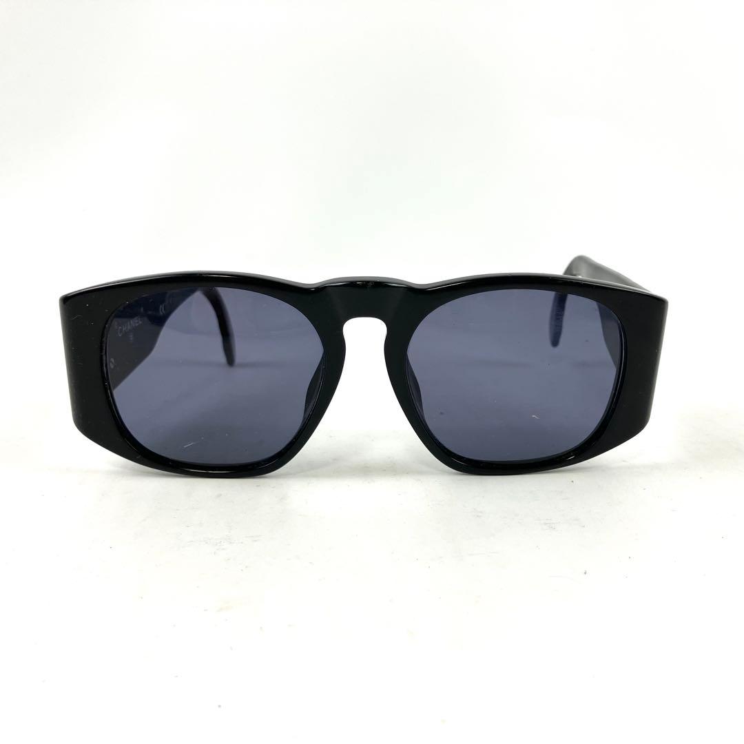 シャネル　サングラス　マトラッセ　ココマーク　セルフレーム　ブラック