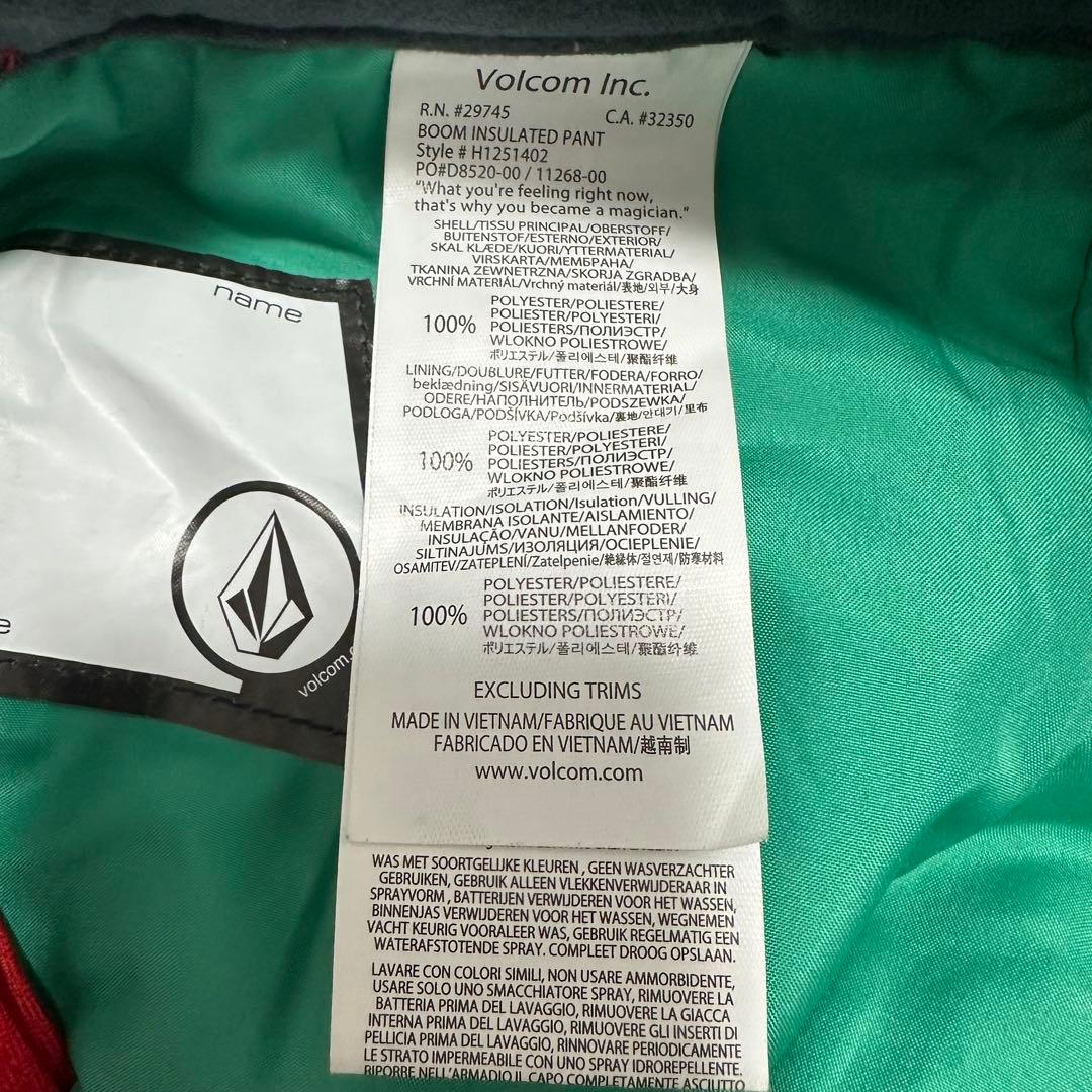 【超人気◎】VOLCOM　ボルコム　スノボウェア　上下セット　美品　完売モデル◎