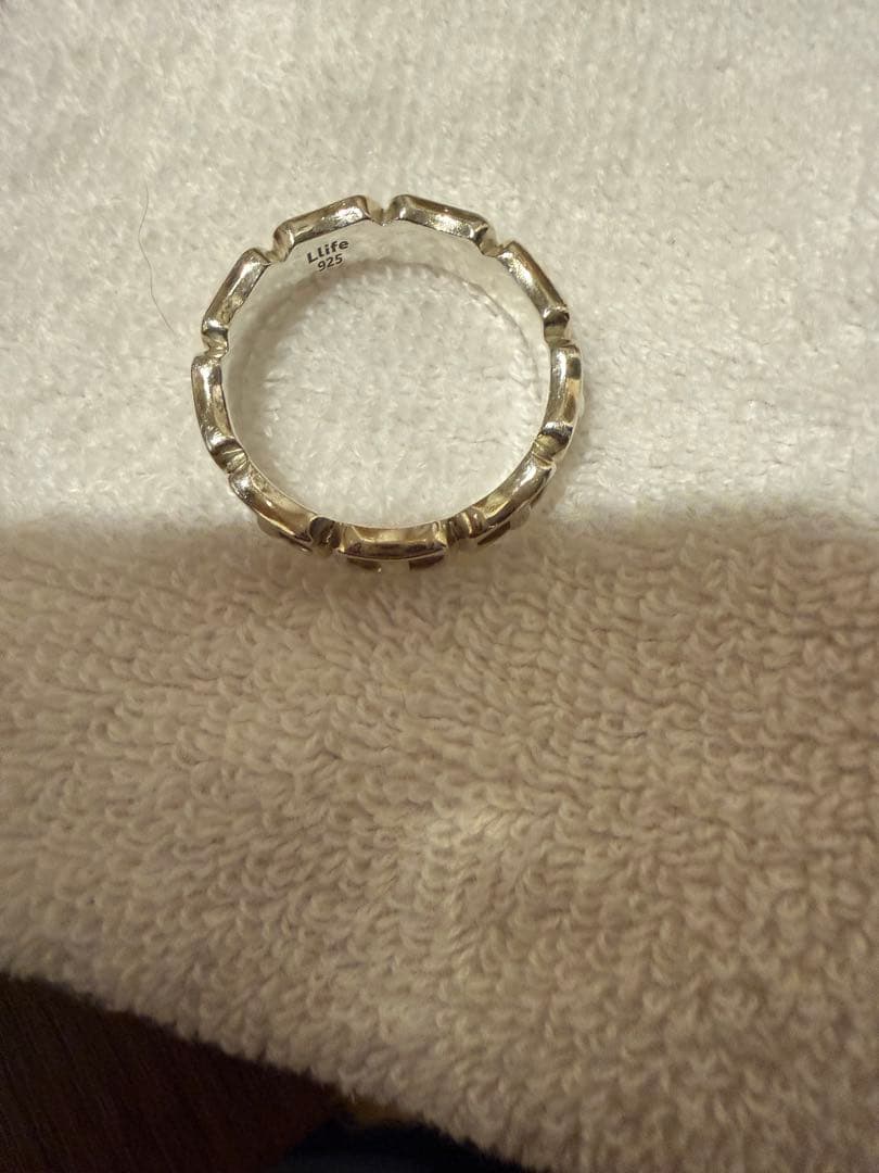 【横尾】Llife BOTTON BAND RING