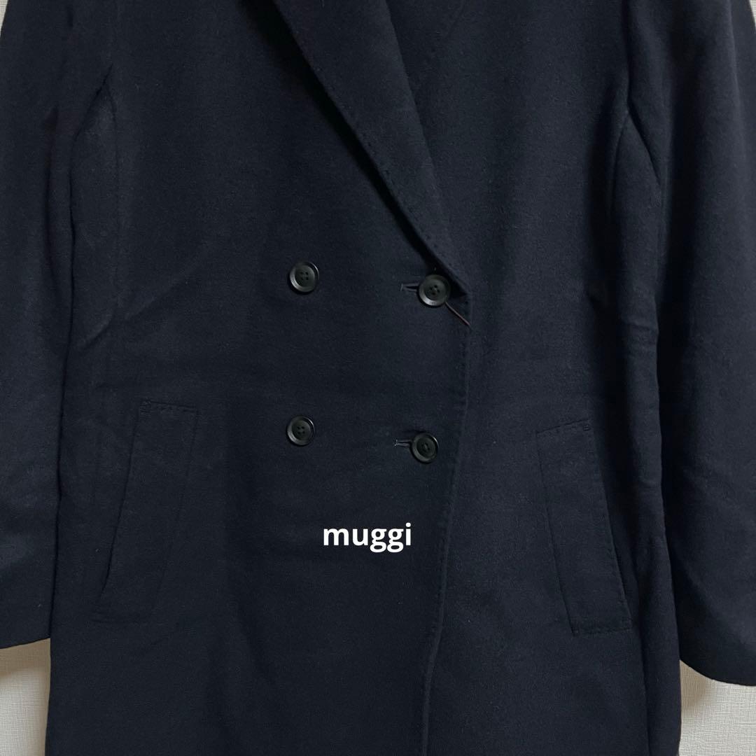 ポールスチュアート チェスターコート ダブルブレスト カシミヤ ウールコート 6