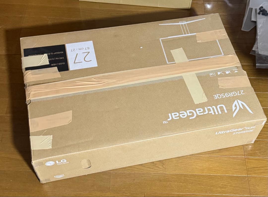 モニターアーム LG 27gr95qe