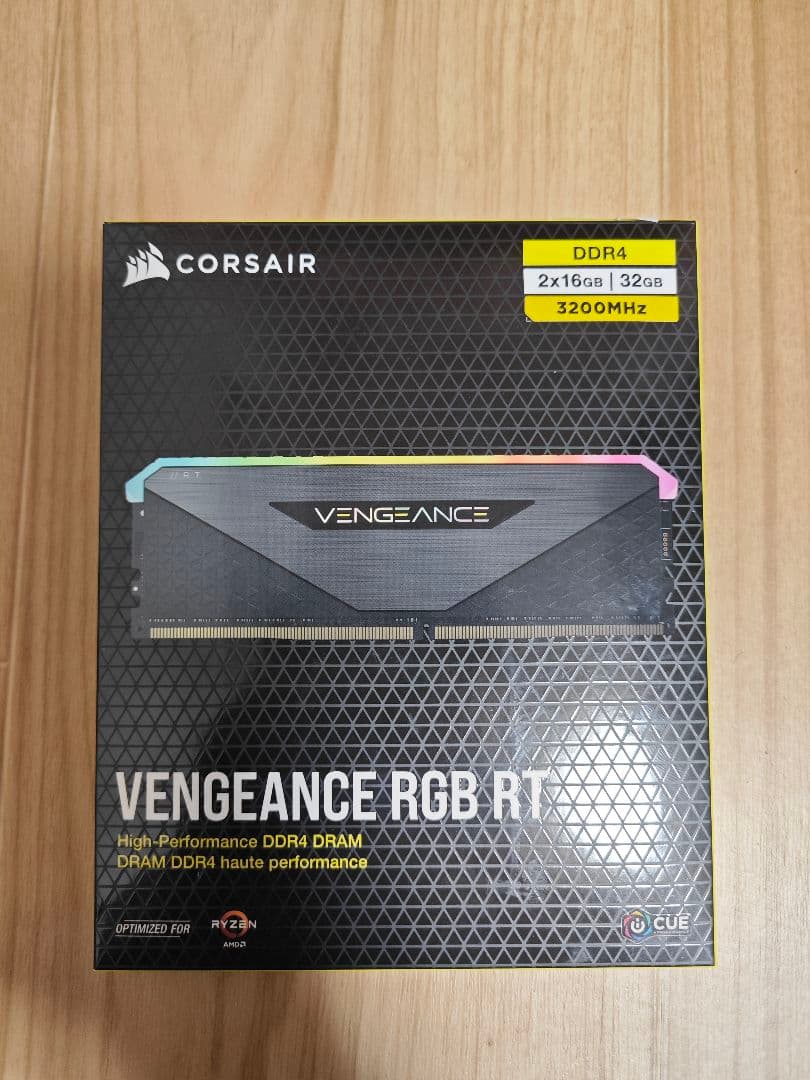 メモリー CORSAIR VENGEANCE RGB RT 32GB DDR4 3200