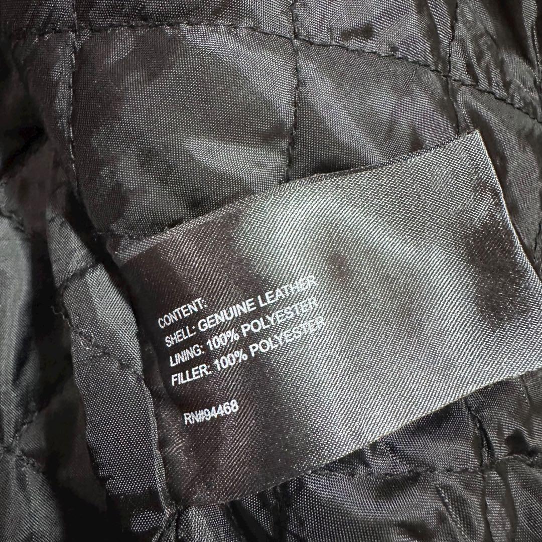 PERRY ELLISペリーエリスPORTFOLIOレザーブルゾンジャケット古着