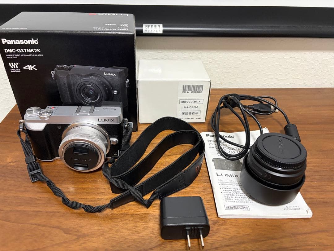 Panasonic DMC-GX7MK2K 　標準レンズ　25m単焦点レンズ付
