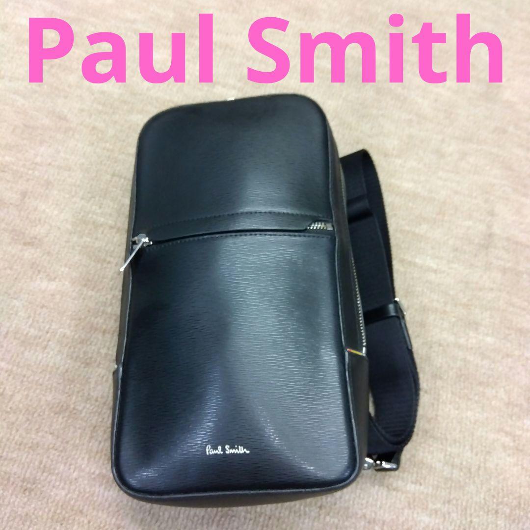 Paul Smith 黒 ボディバッグ(難あり)