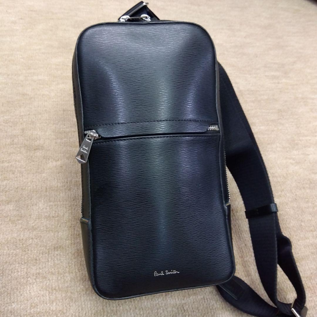 Paul Smith 黒 ボディバッグ(難あり)