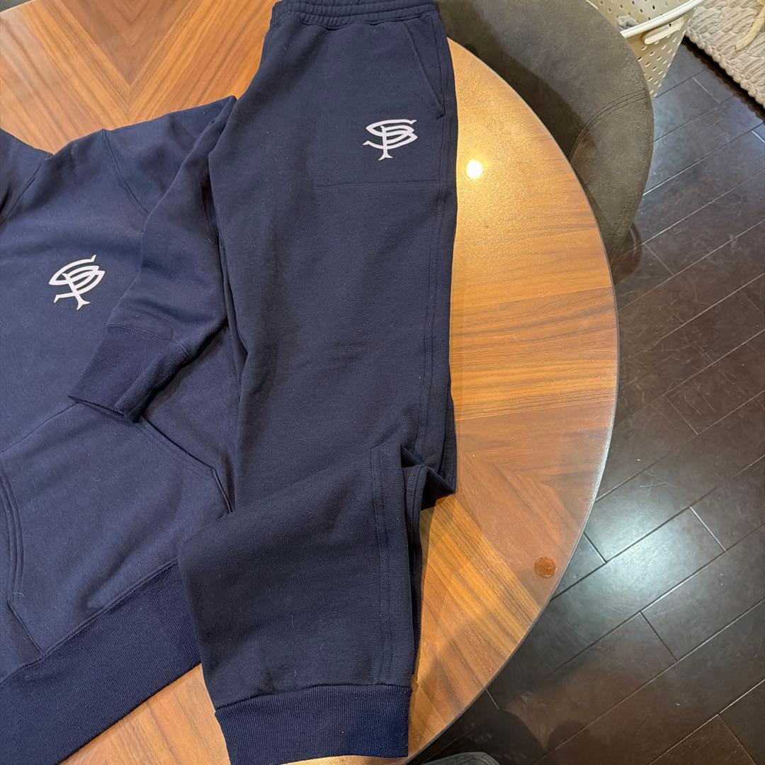 SOPHNET. ネイビー フード付きスウェットセット