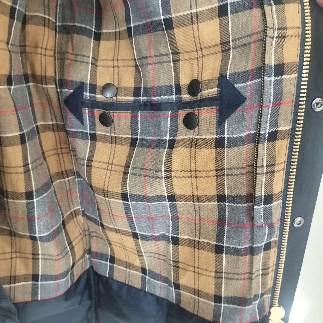 【新品未使用】 Barbour Border ボーダー ネイビー 36 タグ付き