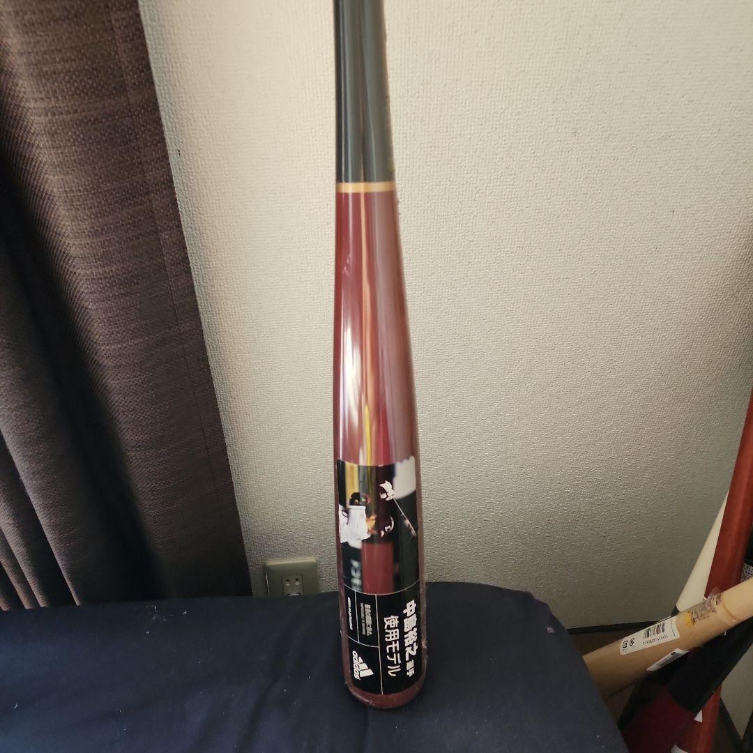 【中島裕之モデル】adidas 野球木製バット 赤