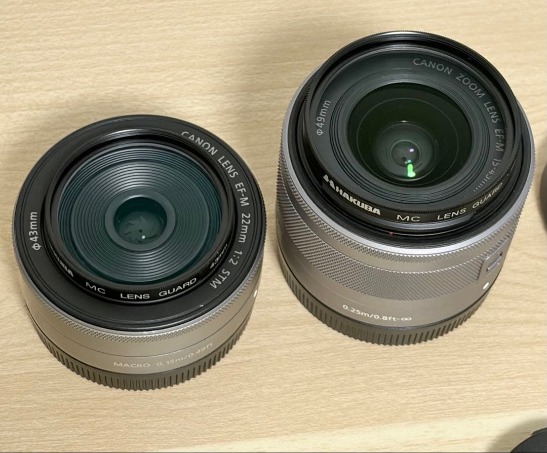Canon EOS M100 ミラーレス一眼 カメラ レンズ2本セット