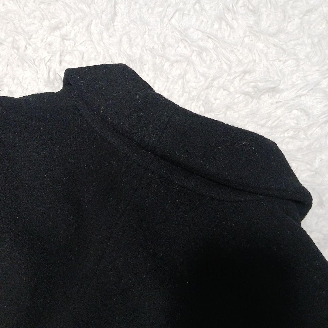 ローレン ラルフローレン ウール チェスターコート ロング 黒 S